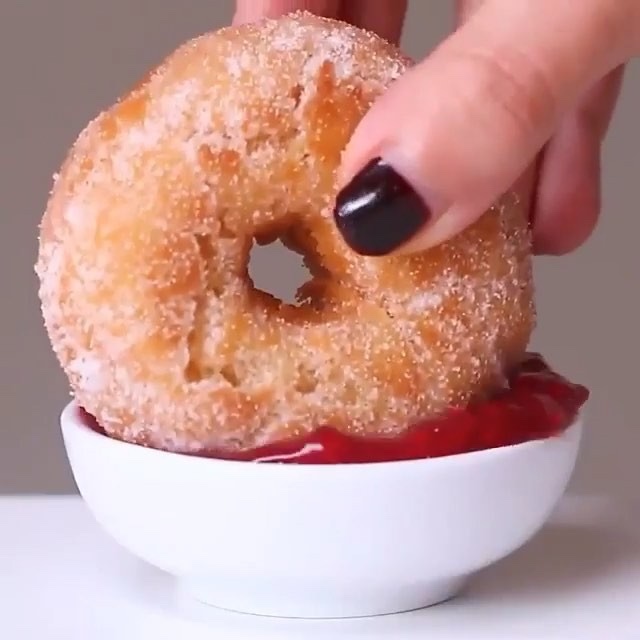 Vegan Doughnuts Rolled in Sugar