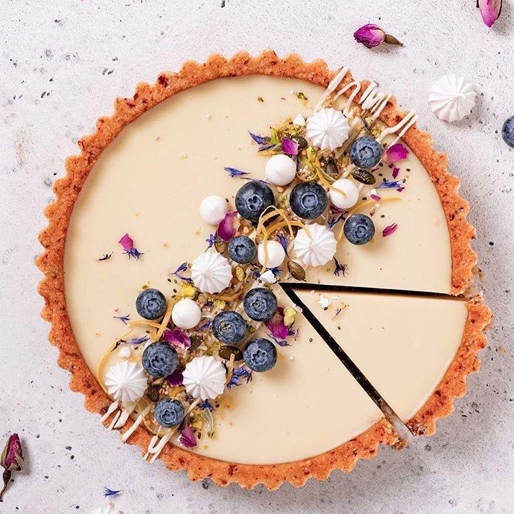 Vegan Lemon Custard Pie