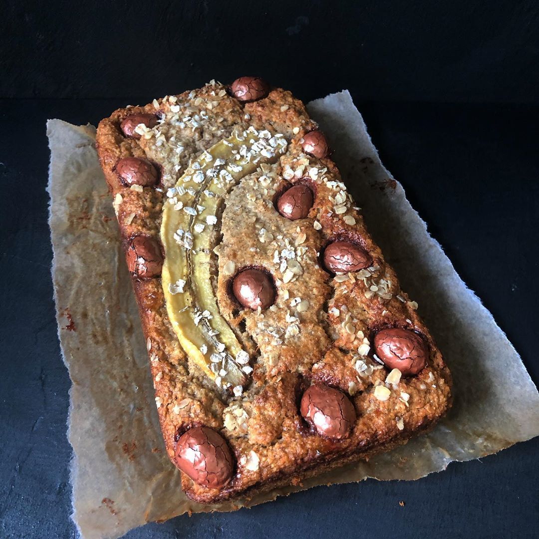 Easter Banana Bread with Cinnamon and Chocolate