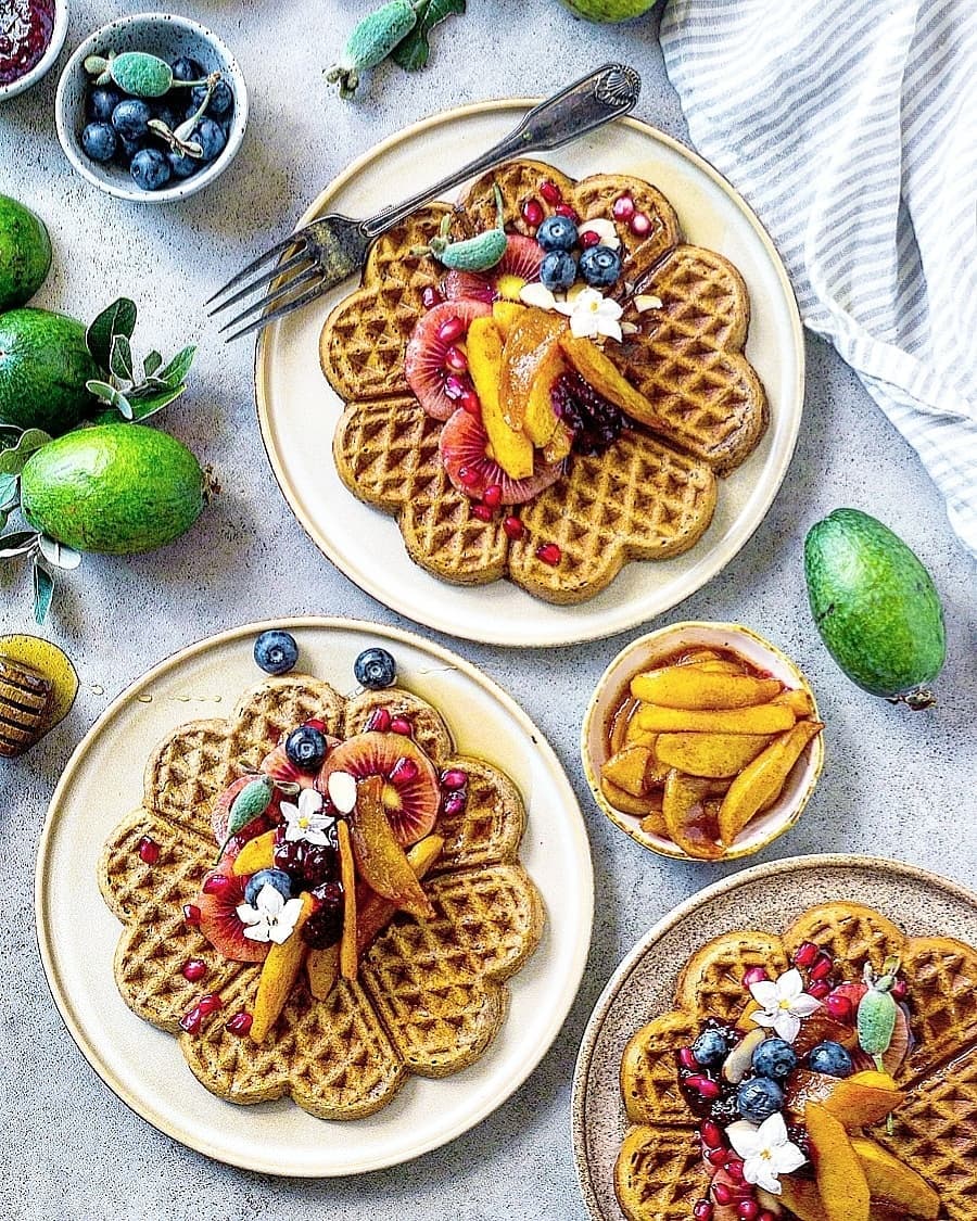 Go Fejioa waffels