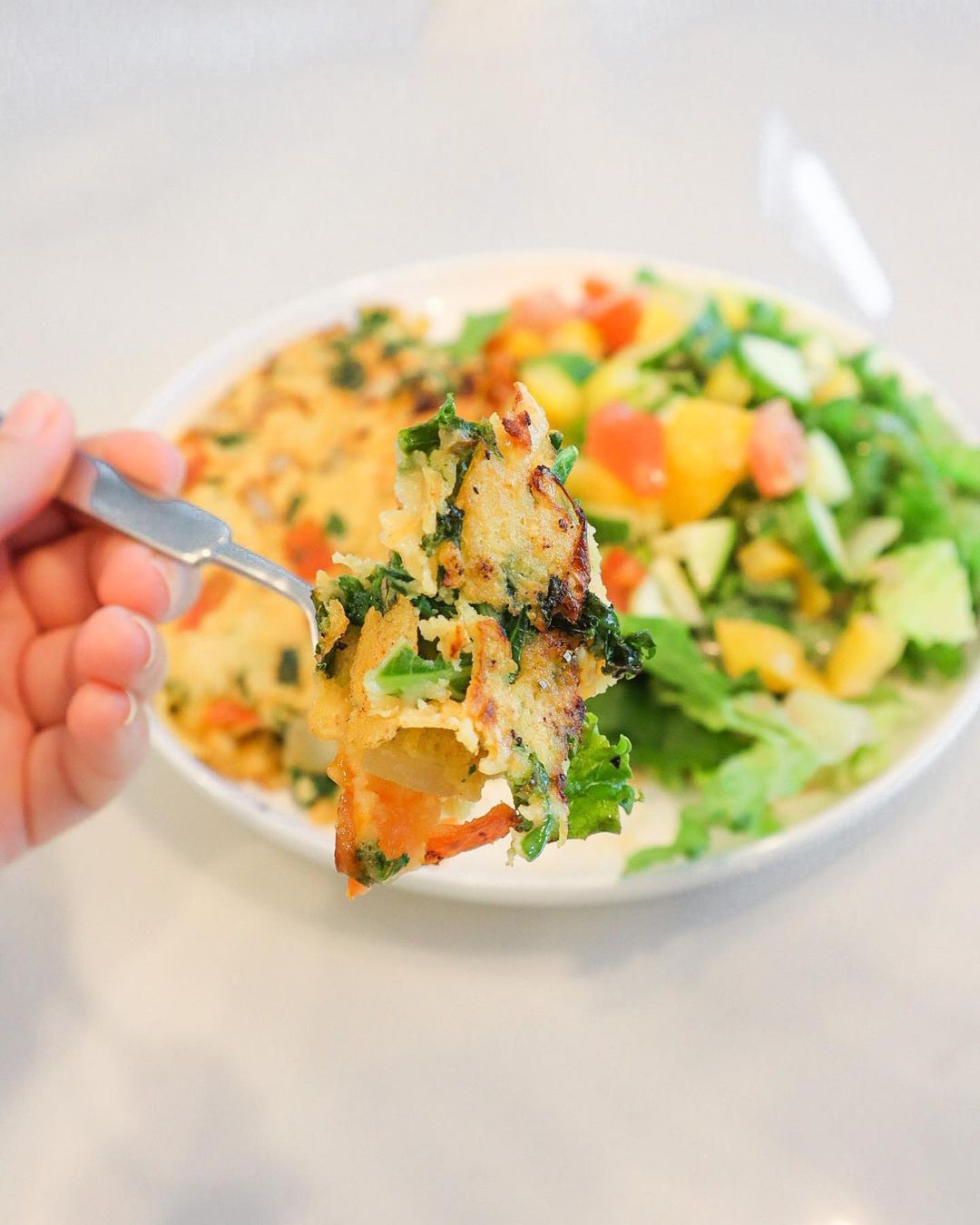 The Chickpea Egg Omelette