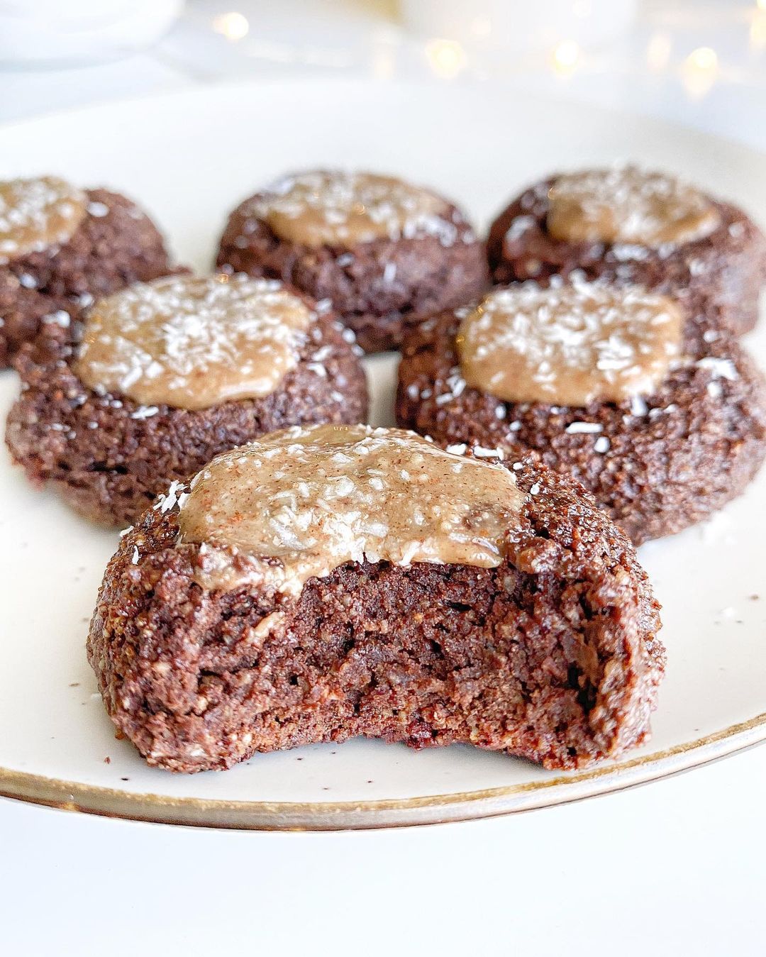 Chewy Almond Flour Brownie Bites