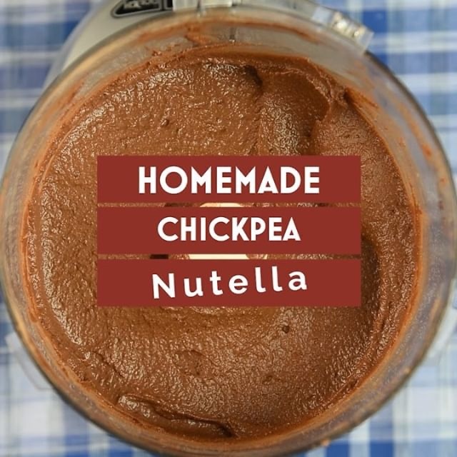 Easy Vegan Chickpea Nutella Spread