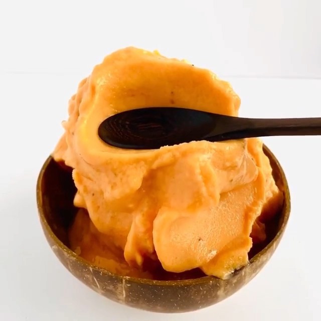 Tropical Immunity Nice Cream with Fruits
