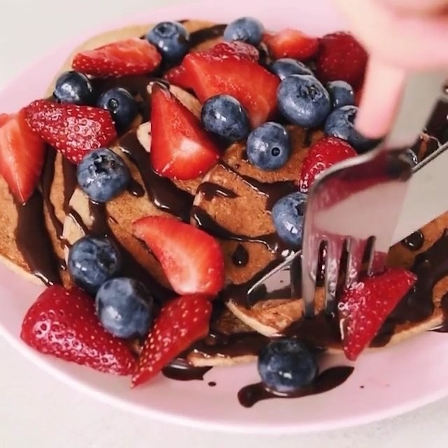 Delicious Vegan Banana Pancakes