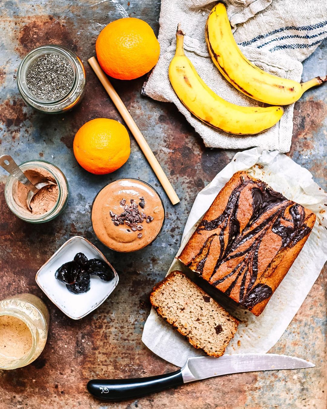 Fiber Packed Chocolate Orange Smoothie