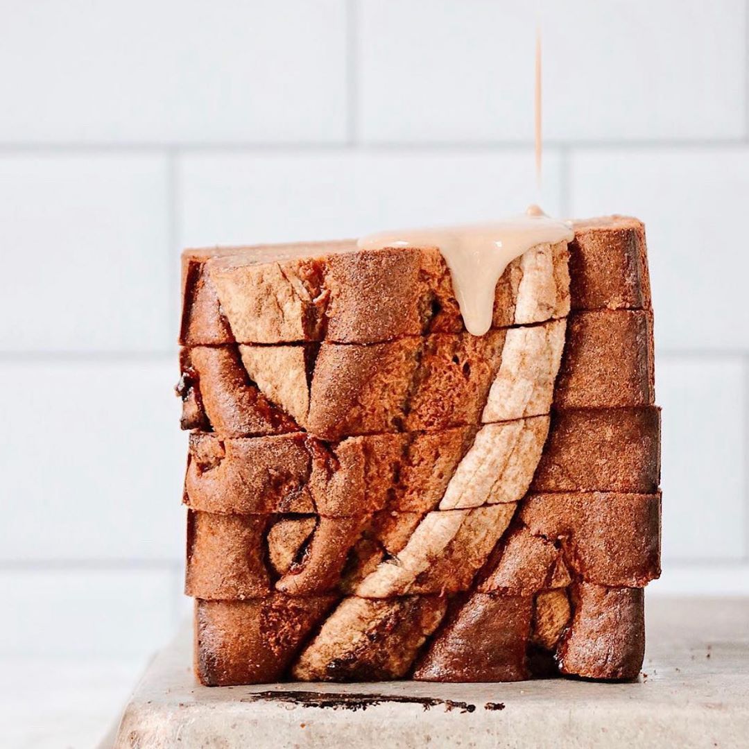 Vegan Banana Bread with Almond Milk and Walnuts