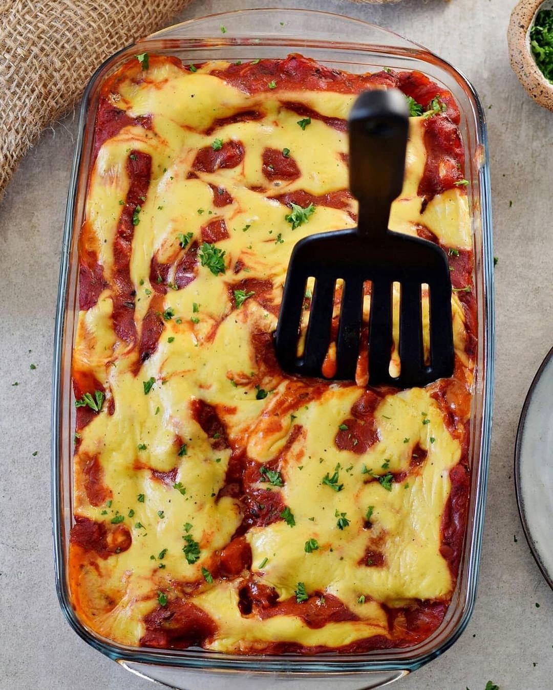 Vegan Spinach Ricotta Cannelloni