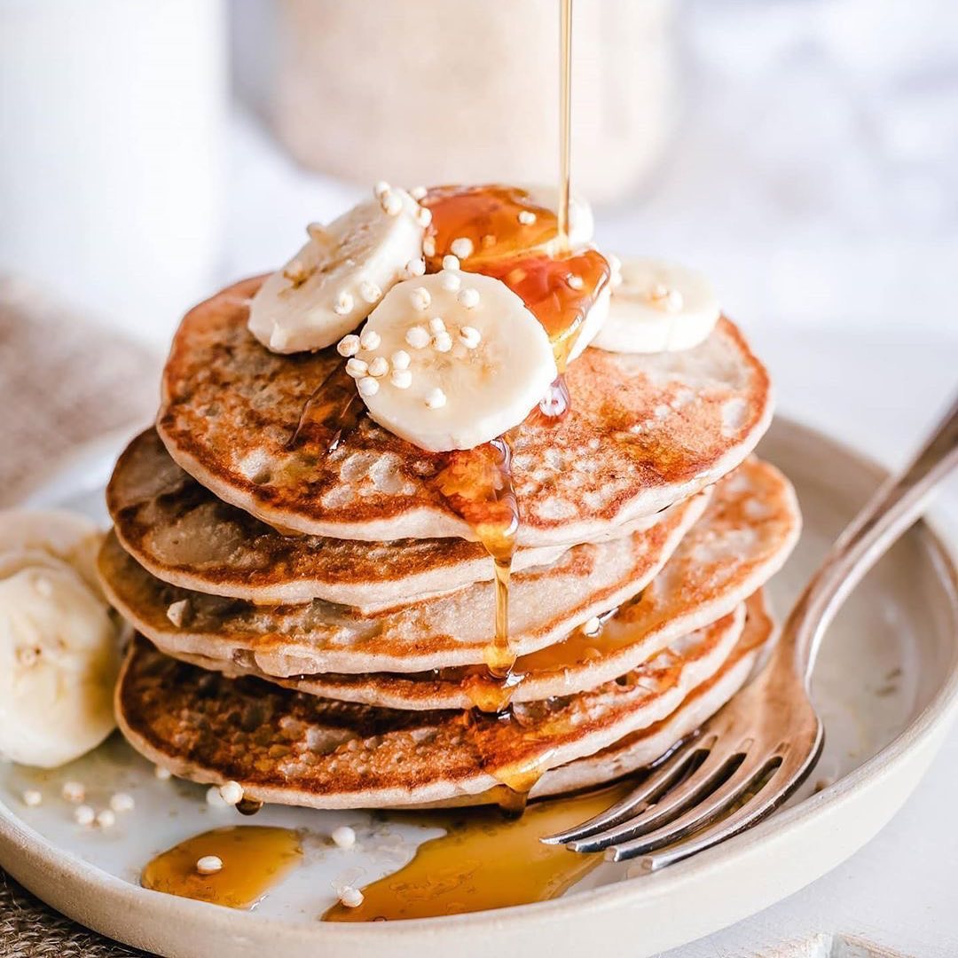 Easy Banana Buckwheat Pancakes