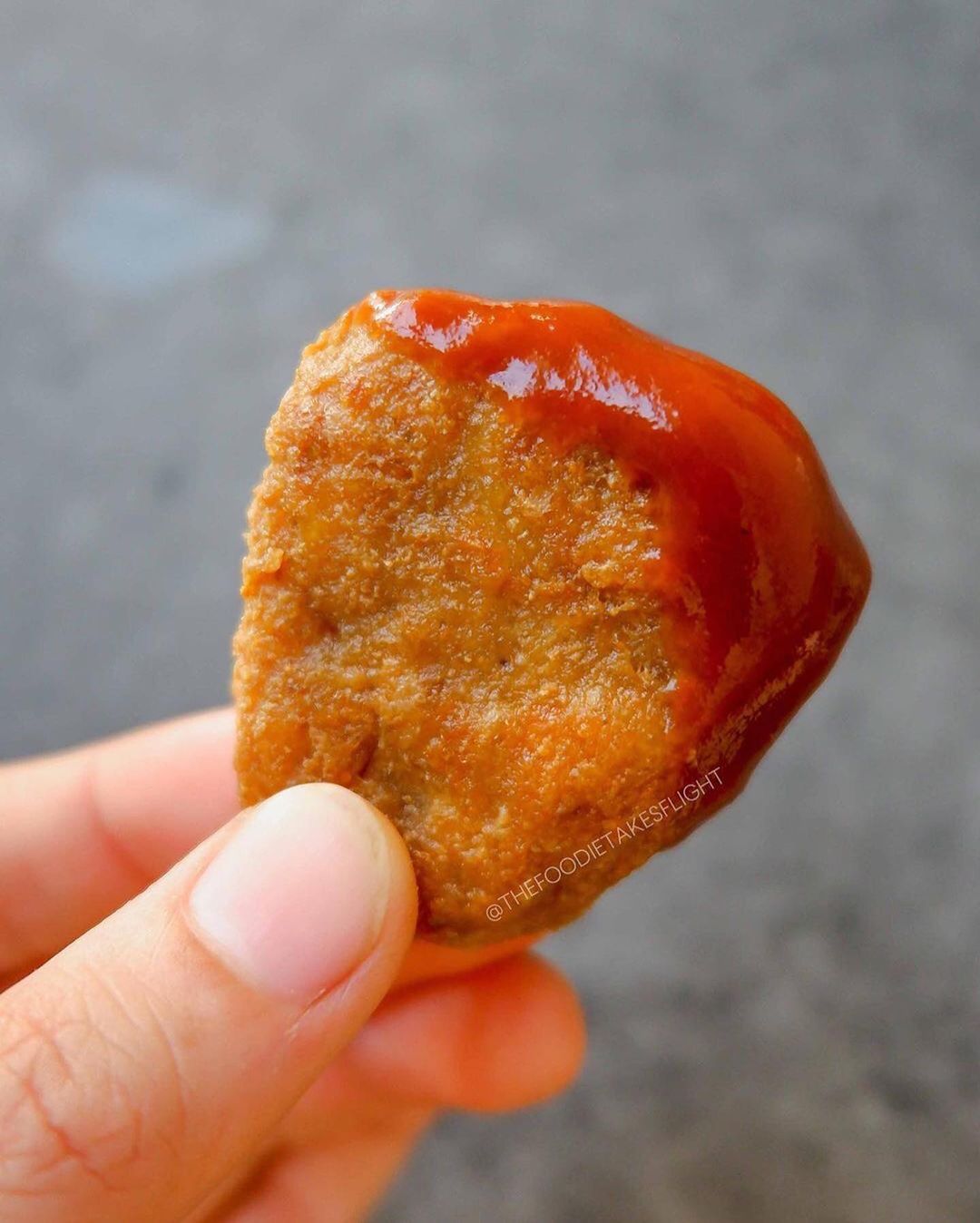 Tofu ‘Mcnuggets' with a Spicy Bbq Dip