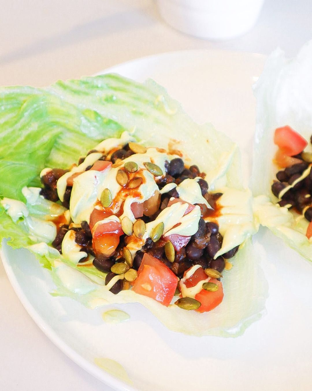 Black Bean Tacos Lettuce Wraps