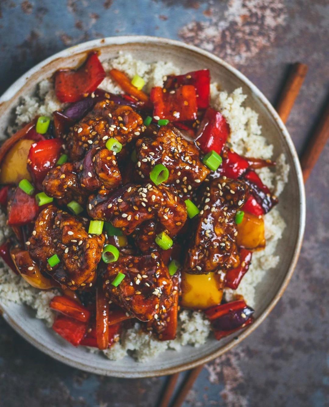 Black Pepper Sesame Tofu