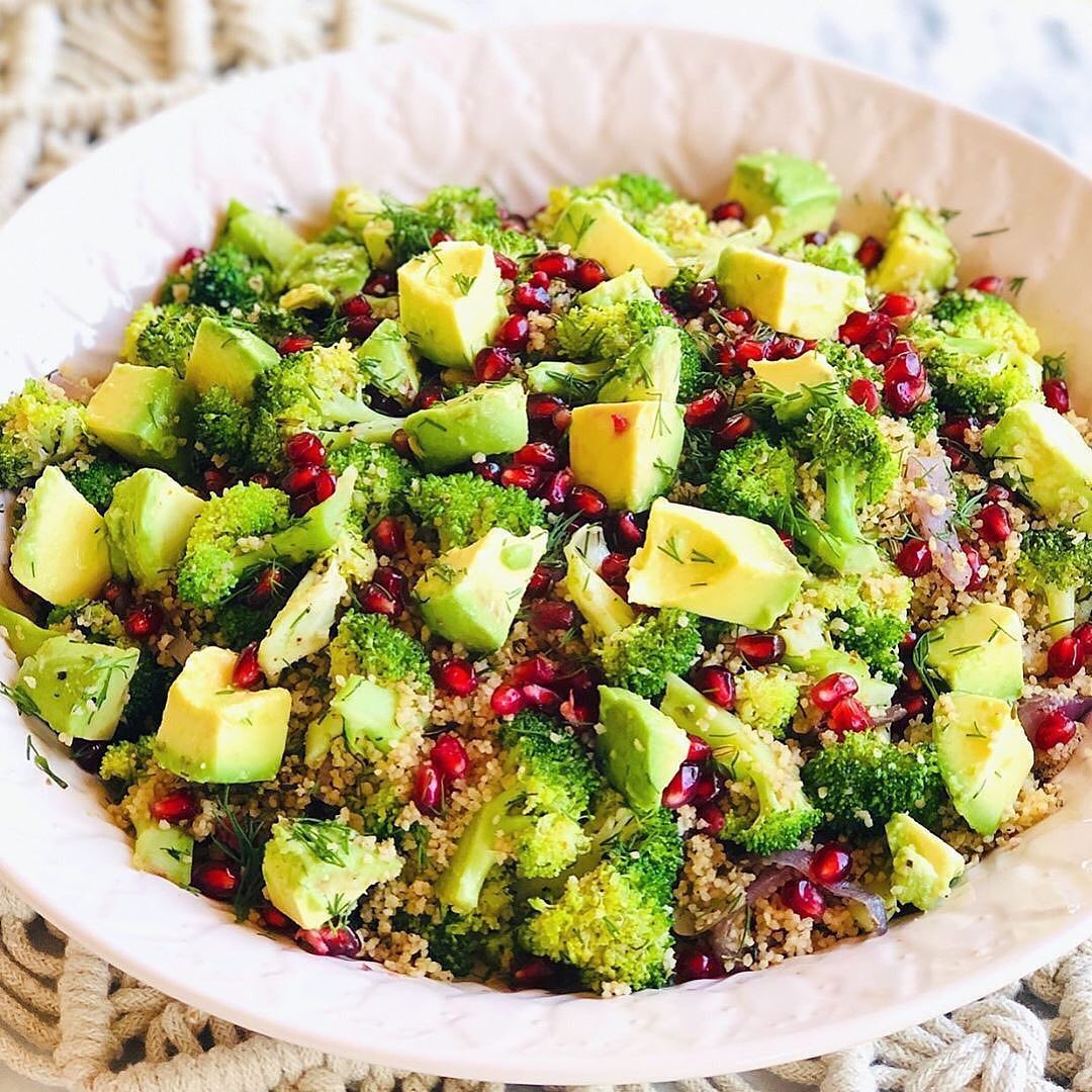 Broccoli Dill Herbed Couscous Salad