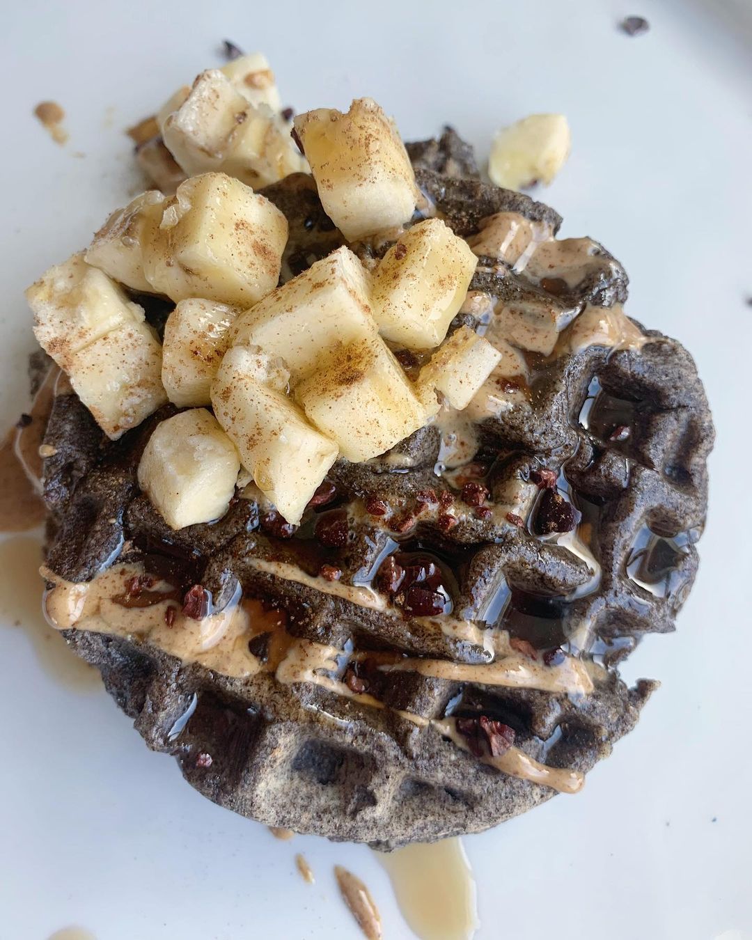 5-Minute Buckwheat Protein Waffles