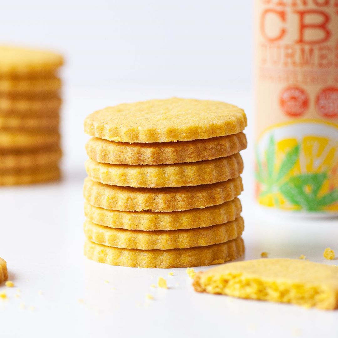 Turmeric and Ginger Shortbread Biscuits