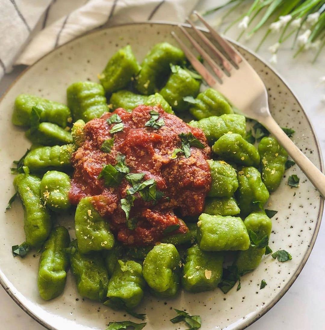 4 Ingredient Spinach Gnocchi