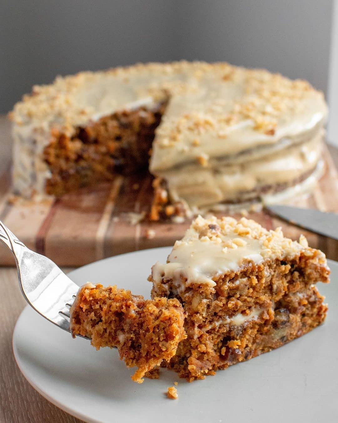 Homemade Vegan Carrot Cake