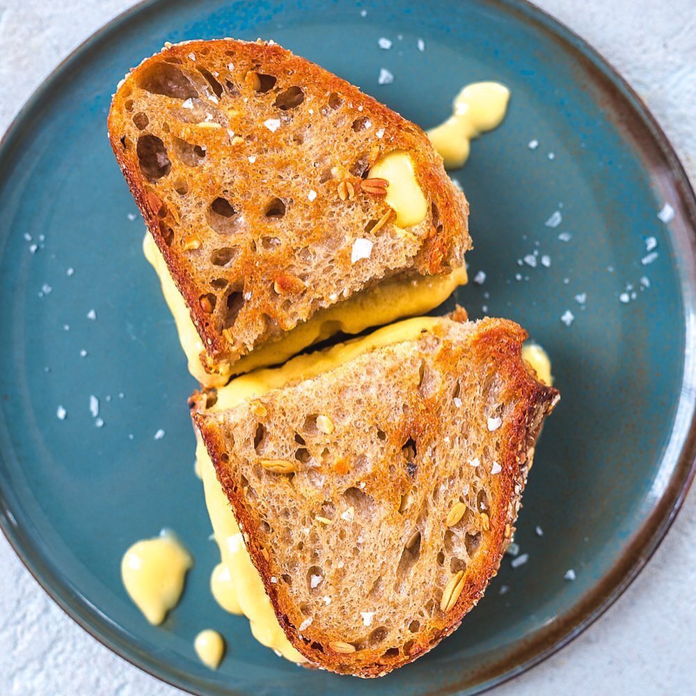 Homemade Vegan Grilled Cheese Sandwich
