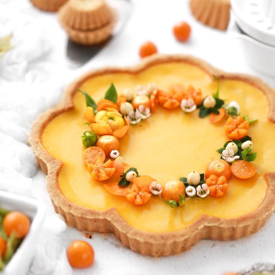 Mango Orange Jelly Tart