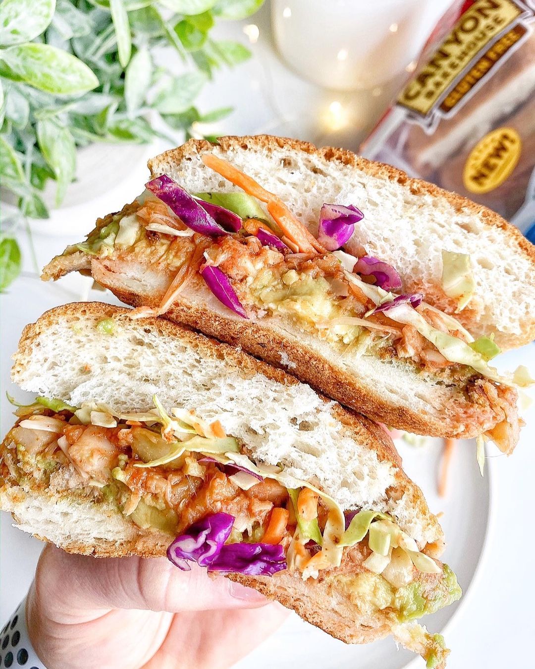 Gluten-Free Jackfruit BBQ Sandwich