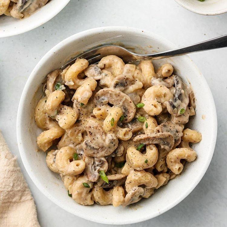 One-Pot Vegan Gluten-Free Mushroom Stroganoff
