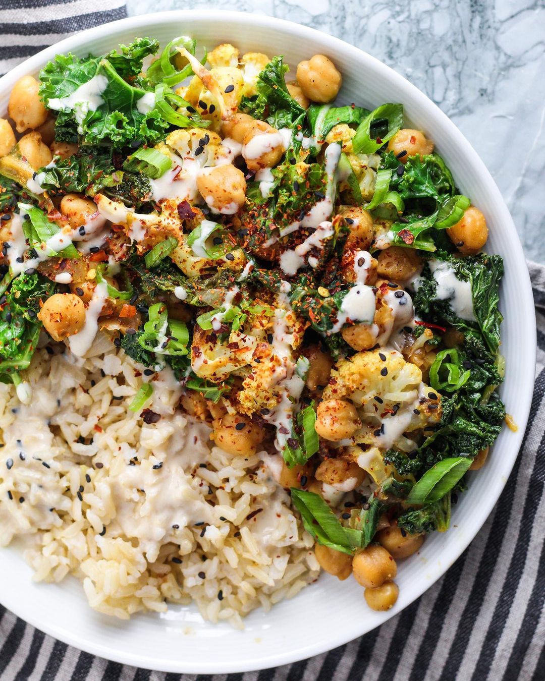 Garlicky Chickpeas and Kale