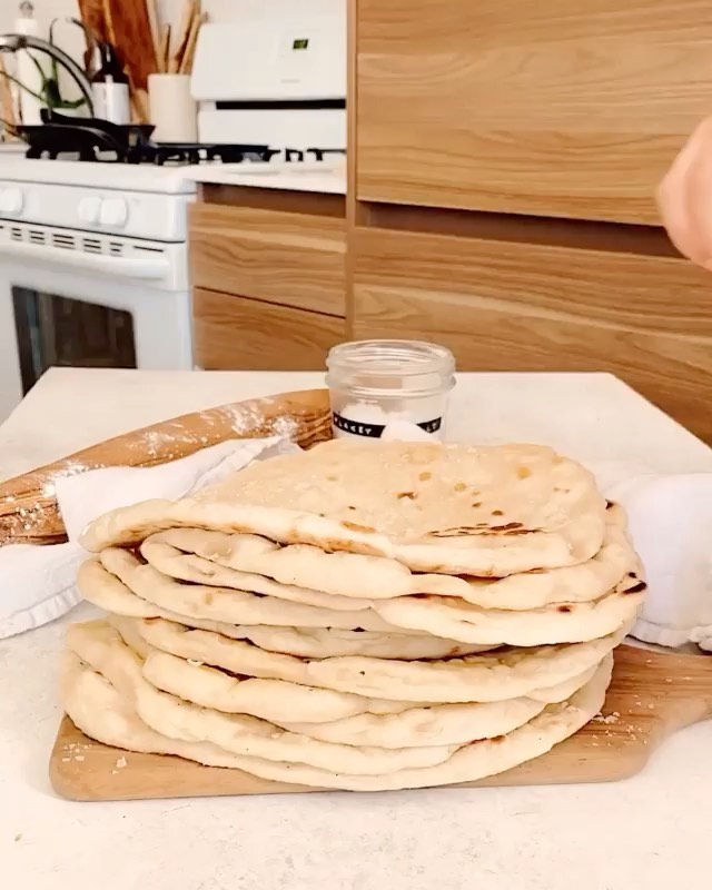 Homemade Vegan Flat Bread