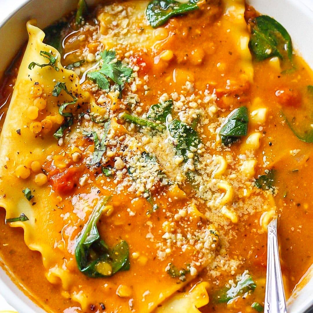 Creamy Lasagna Soup