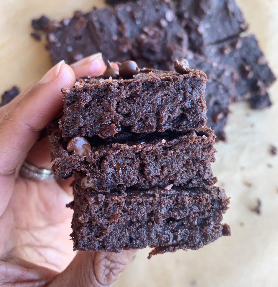 V/gf Nut Free Banana Fudge Brownies
