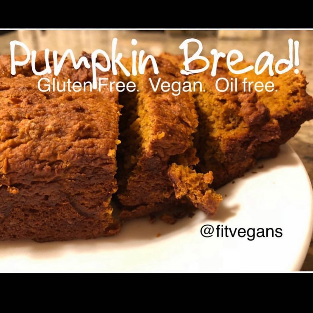 Gluten-Free Vegan Oil-Free Pumpkin Bread