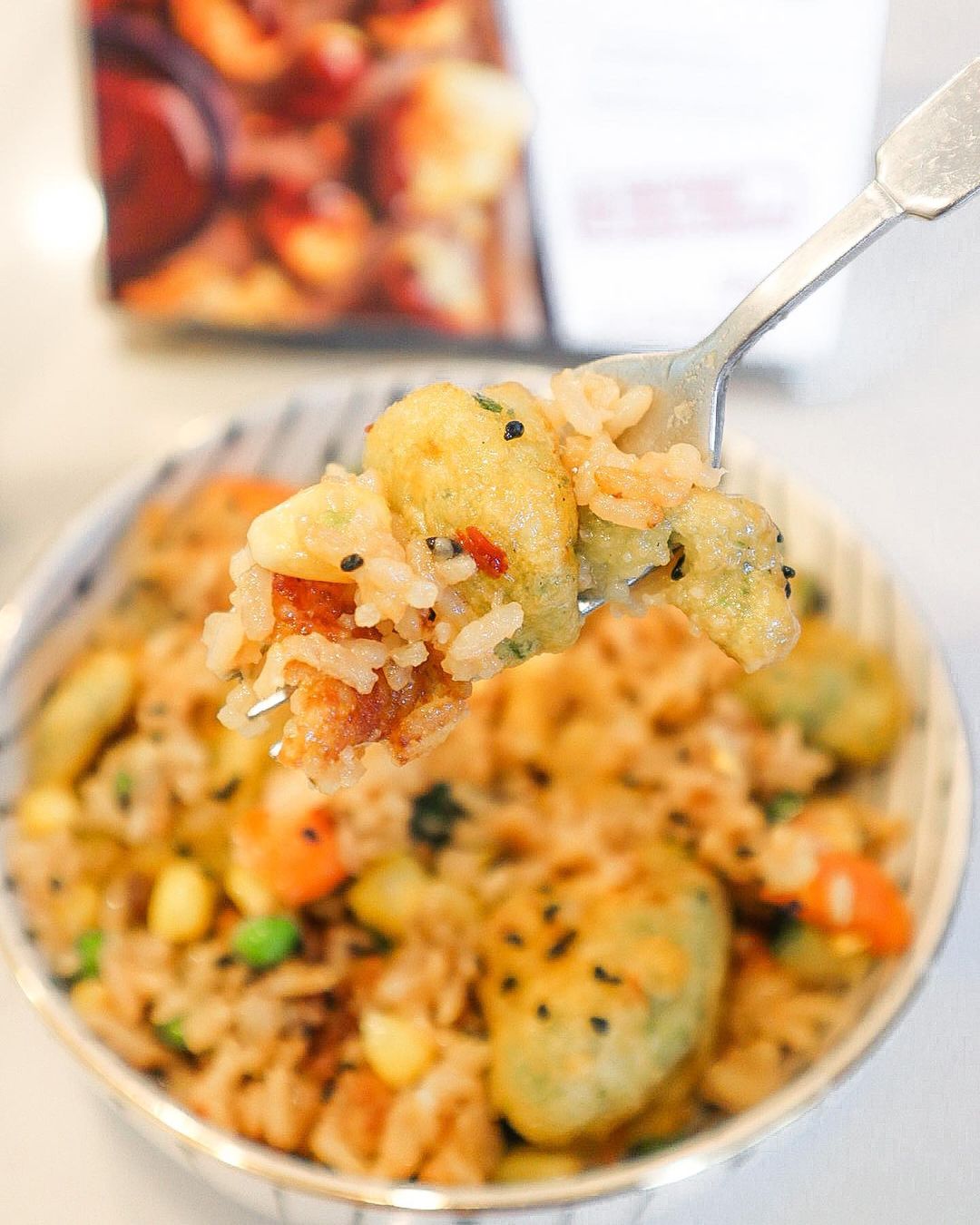 Veggie Fried Rice W Kung Pao Broccoli