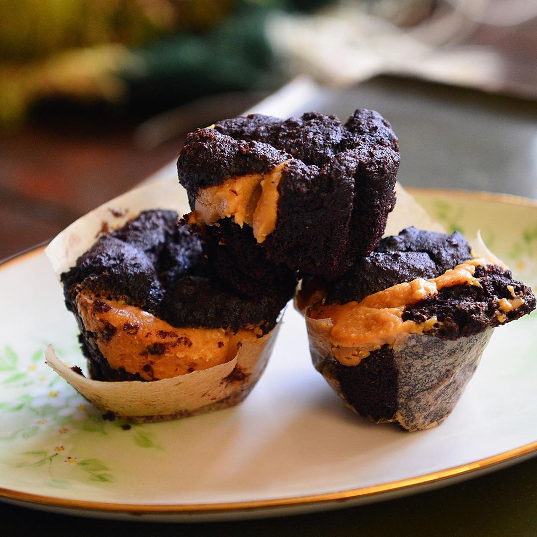 Chocolate and Peanut Butter Muffins
