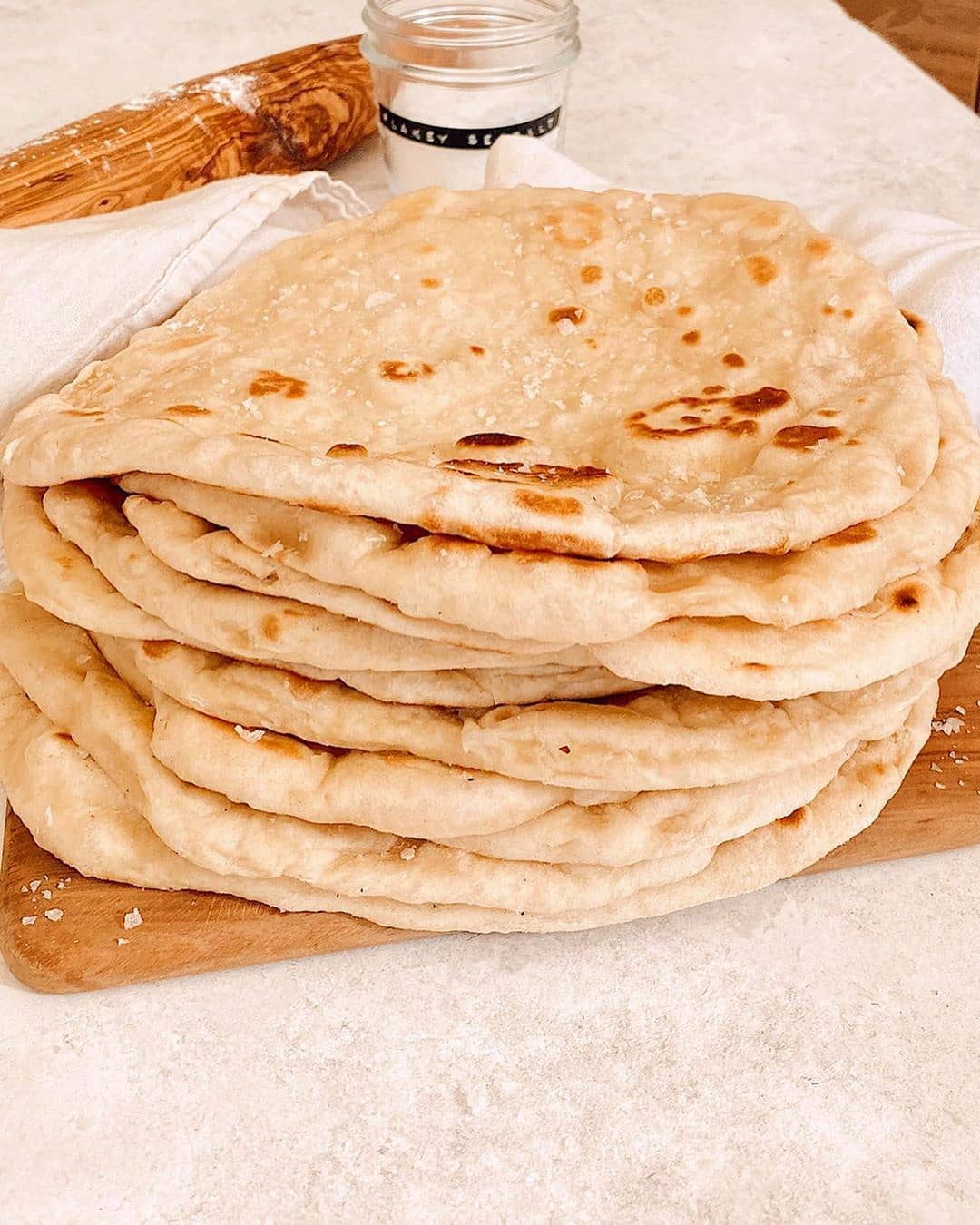Homemade Vegan Flat Bread