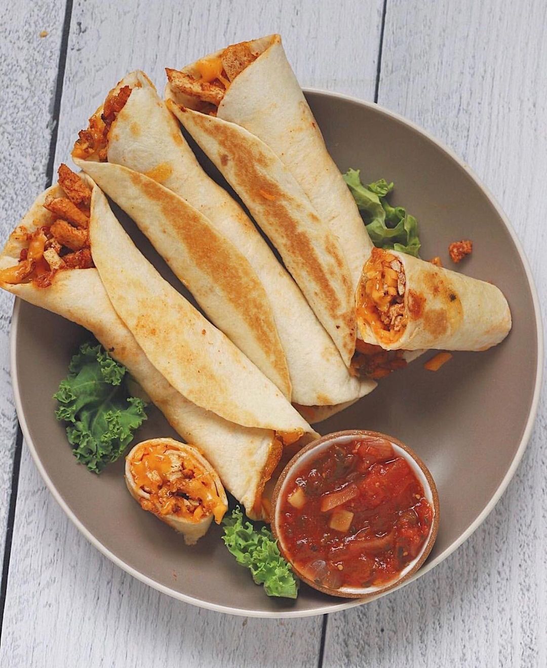 Vegan Pulled Tofu Tacquitos