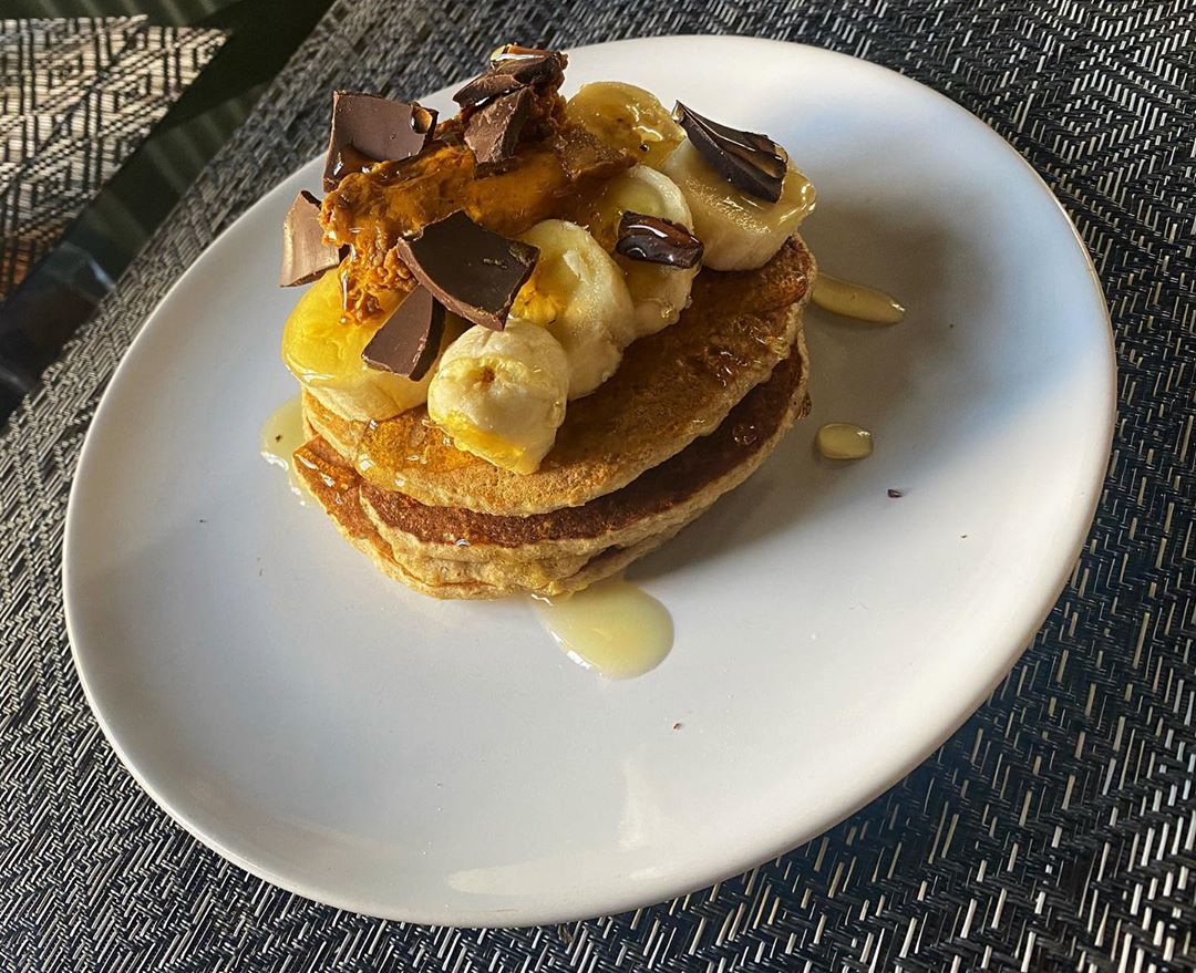 Banana Oat Pancakes