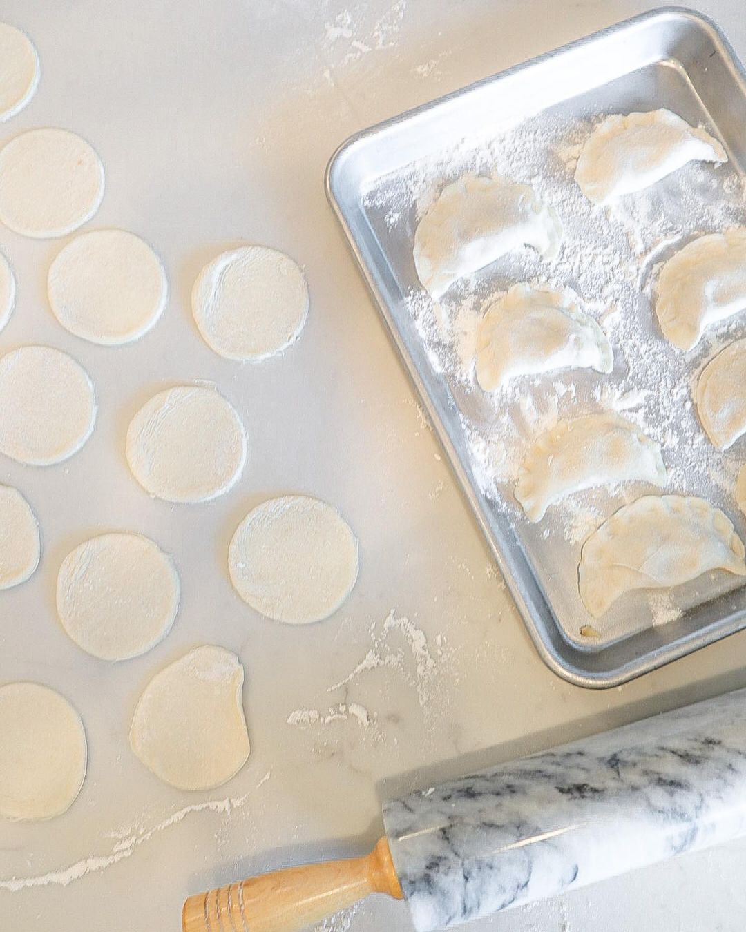Homemade Vegan Pierogies