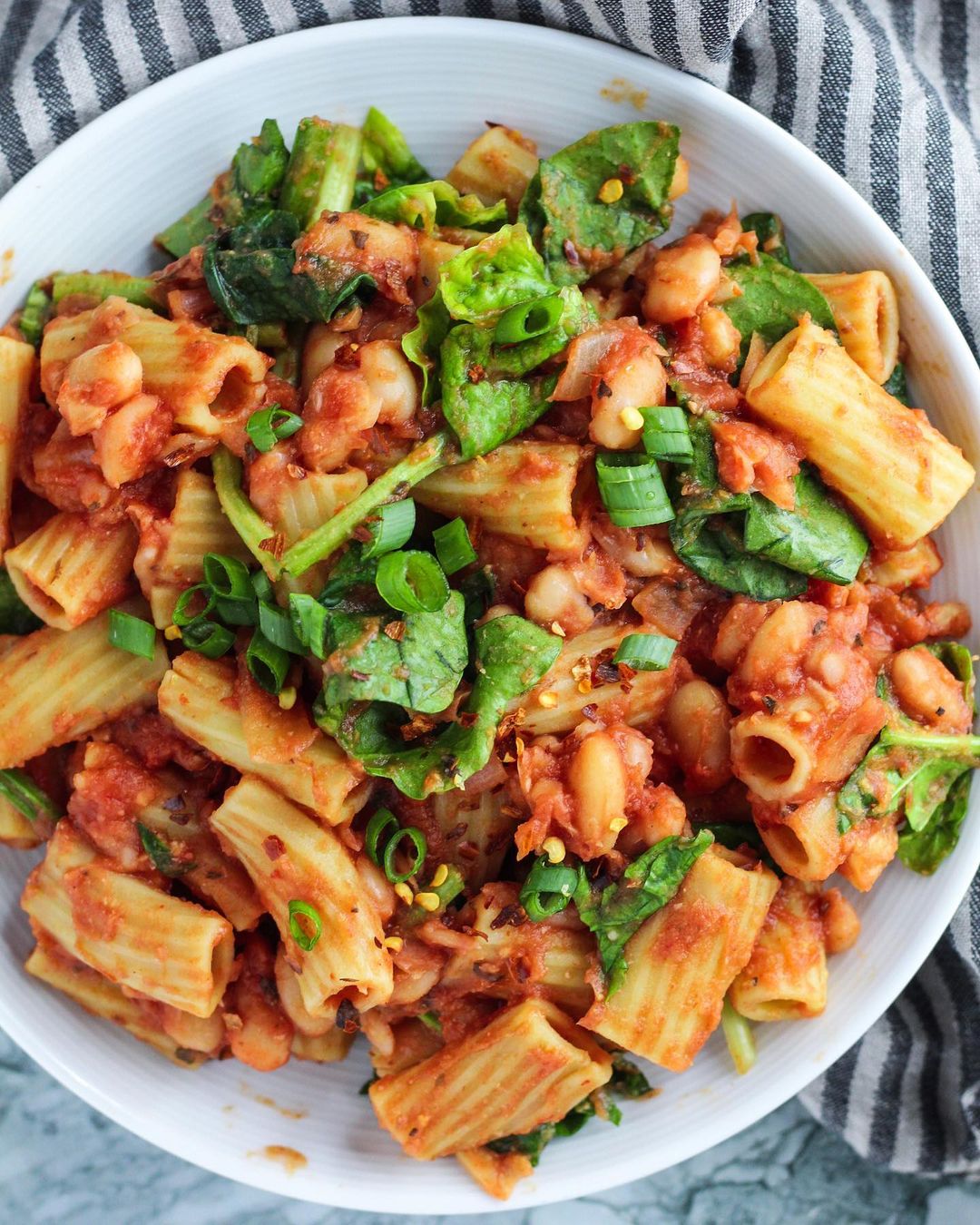 Pasta with Spicy Red Sauce