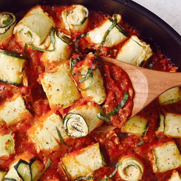 Vegan Zucchini Ricotta Roll-Ups