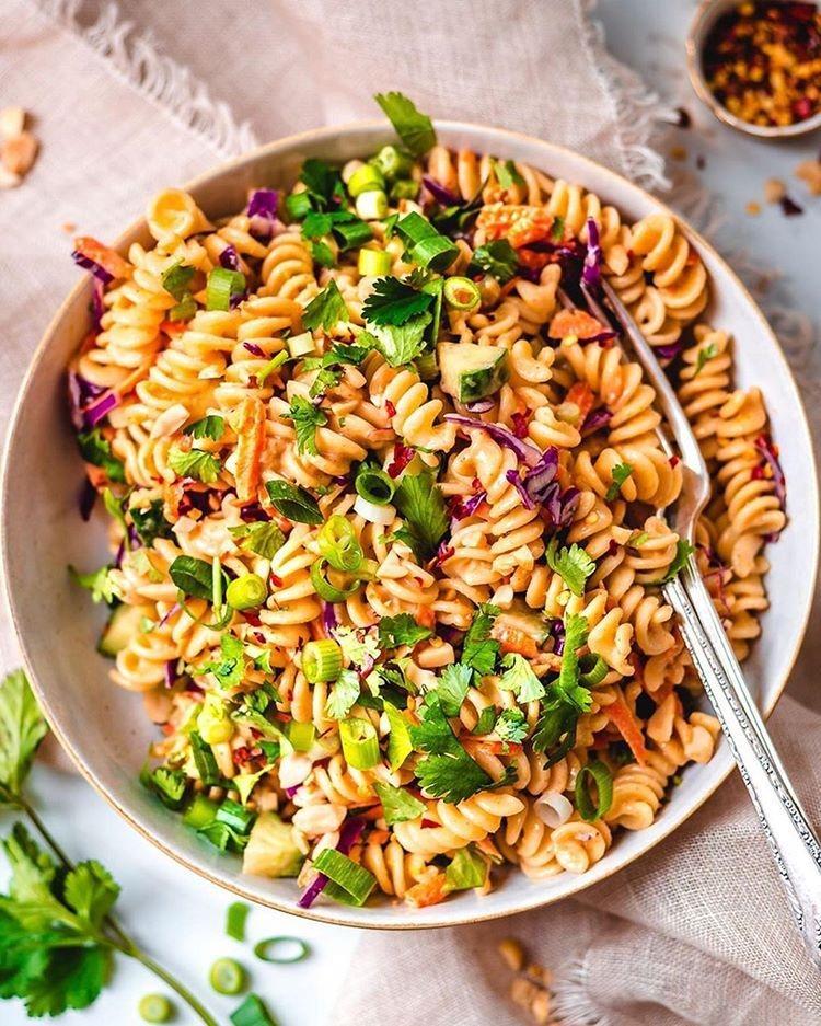 Vegan Thai Noodle Salad with Peanut Sauce