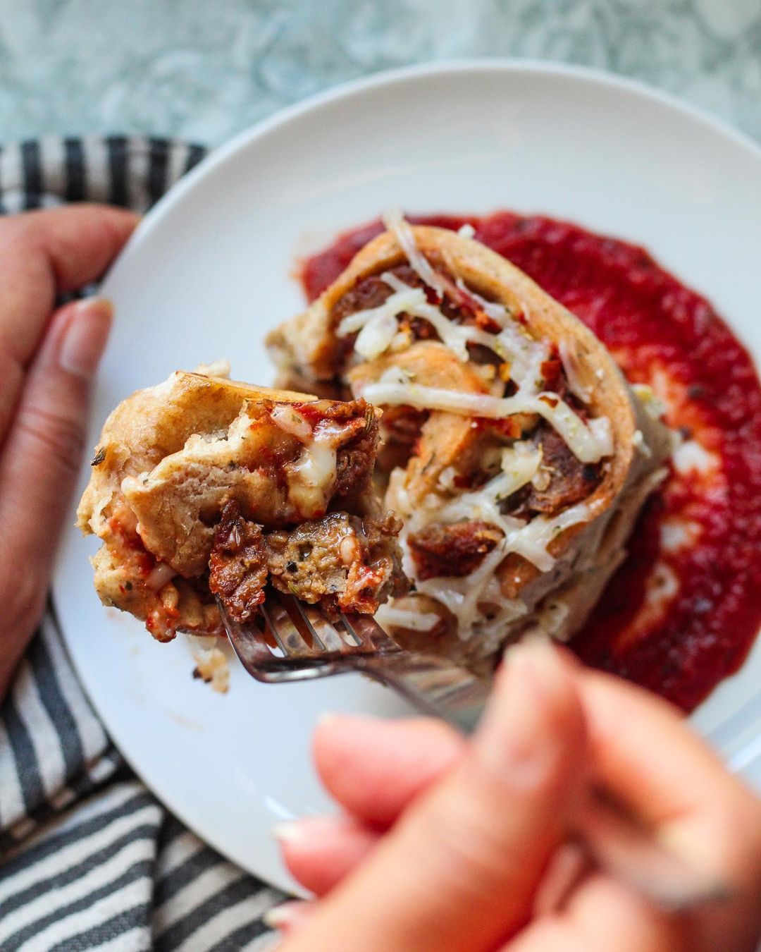 Easy Vegan Pizza Pinwheels