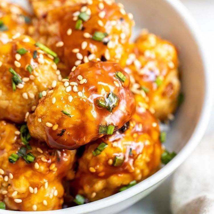 Sticky Sesame Cauliflower