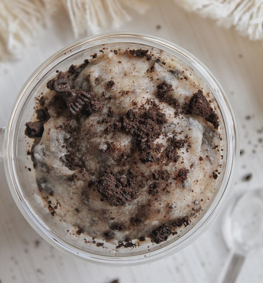 Cookies and Cream Mug Cake