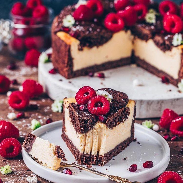 Vegan Russian Chocolate Cheesecake