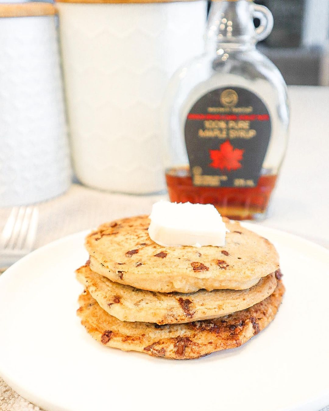 Gluten-Free Vegan Chocolate Chip Pancakes