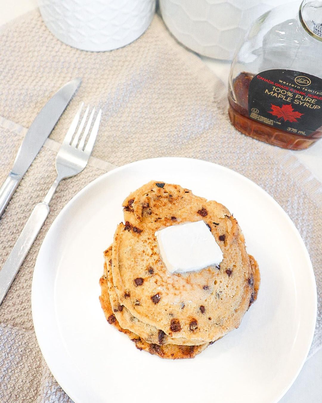 Gluten-Free Vegan Chocolate Chip Pancakes