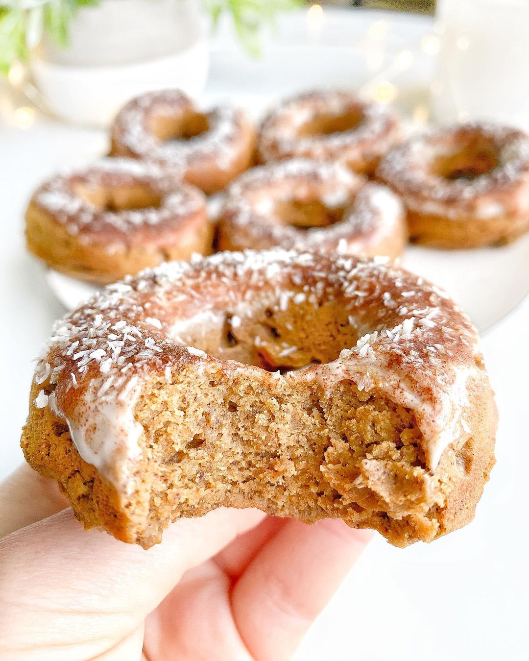 Cinnamon Sweet Potato Donuts