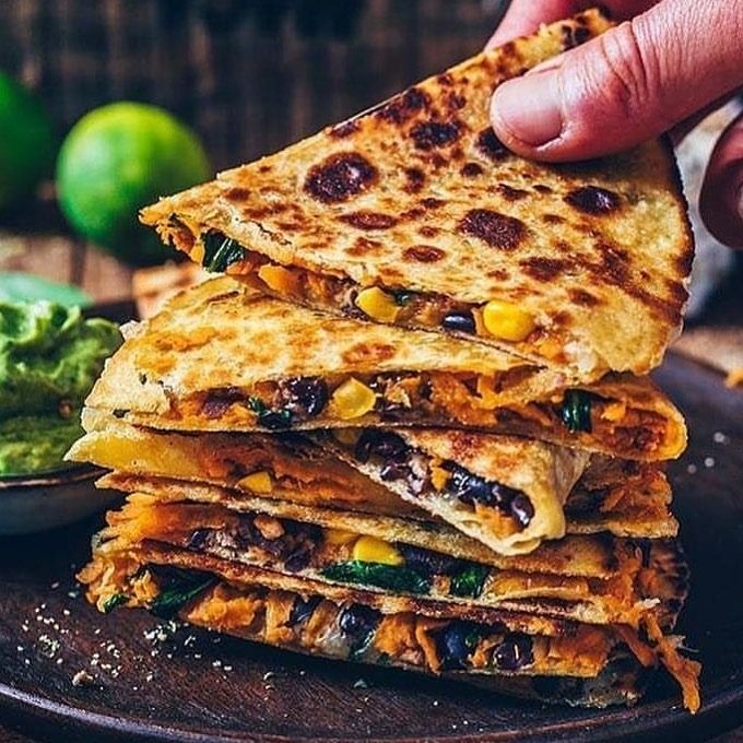 Vegan Sweet Potato Quesadilla