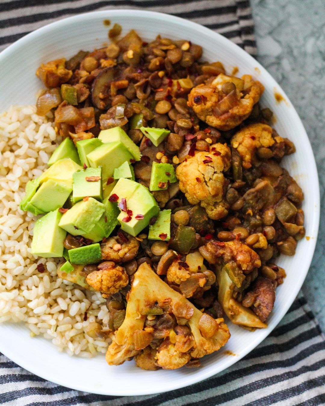 Lentil and Vegetable Sauté with Smoked Paprika