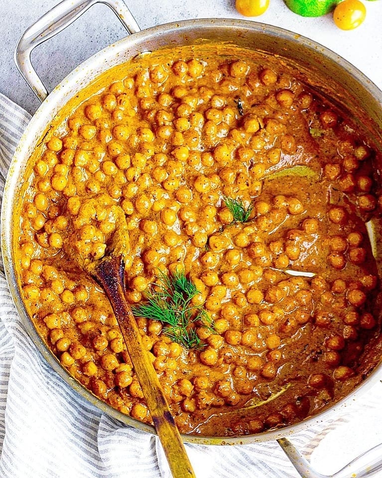 Himalayan Style Chickpea Curry with Minimal Spices