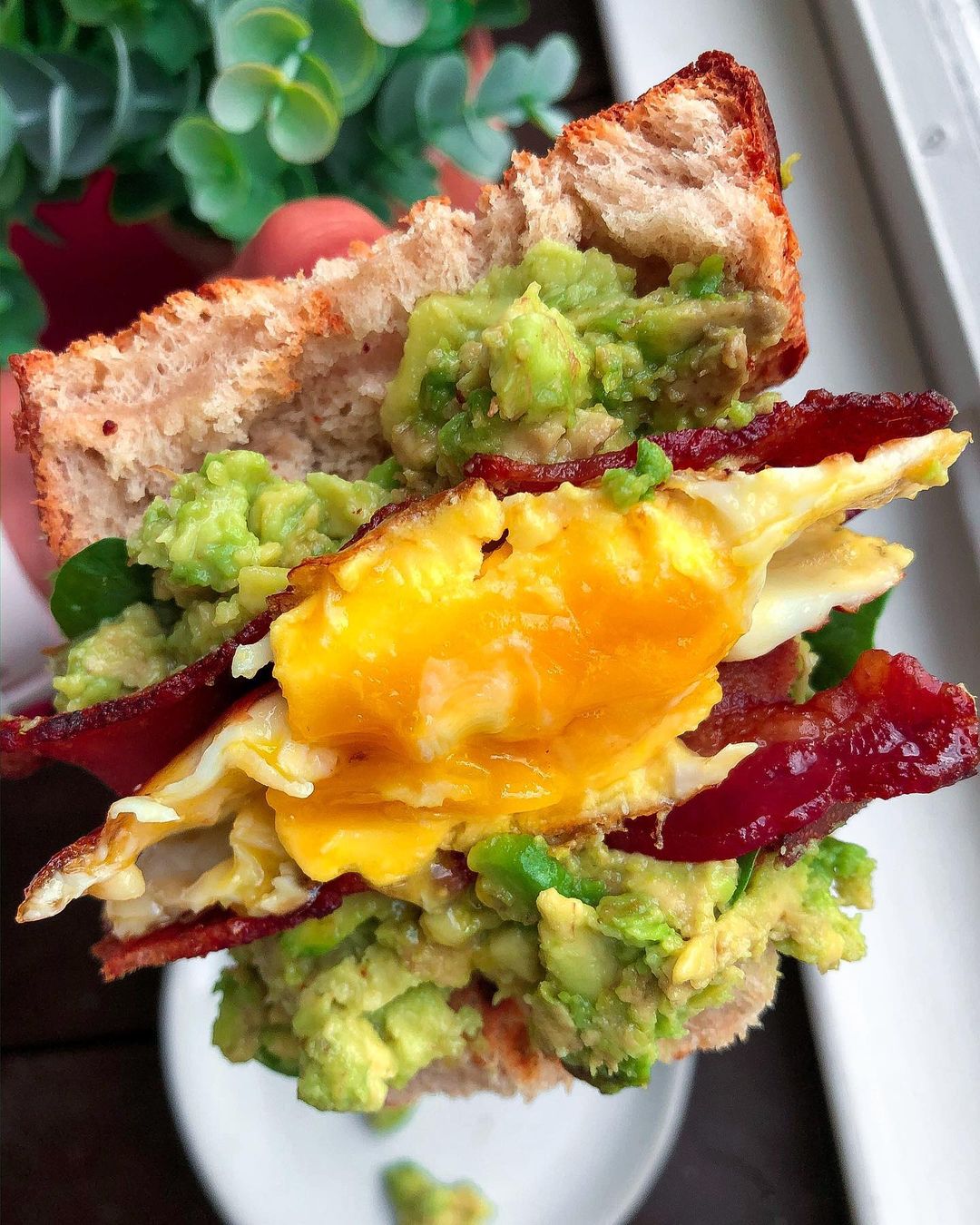 Epic Breakfast Sandwich with Avocado and Bacon